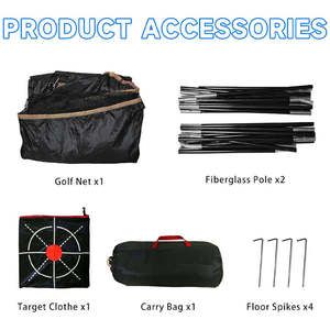 ตาข่ายฝึกซ้อมกอล์ฟแบบพกพา พร้อมเป้าหมายและกระเป๋าสำหรับพกพา - Product Image 4