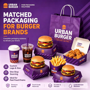 Boîte <span class=keywords><strong>à</strong></span> <span class=keywords><strong>frites</strong></span> jetable en papier pour emporter, emballage alimentaire personnalisé pour ailes de poulet, boîtes <span class=keywords><strong>à</strong></span> hamburgers, conteneur pour plats <span class=keywords><strong>à</strong></span> emporter rapides - Product Image 3