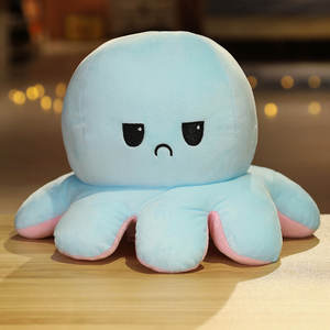 Peluche de <span class=keywords><strong>Pulpo</strong></span> <span class=keywords><strong>Reversible</strong></span> Grande de 40 cm, Adorable Peluche de <span class=keywords><strong>Pulpo</strong></span> Suave - Product Image 2