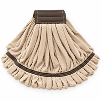 Recharge de serpillière en microfibre humide à bande de fixation, personnalisée, pour usage commercial, directement de l'usine, pour l'entretien des sols en milieu hospitalier et de nettoyage professionnel