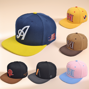 Casquettes Snapback personnalisées avec logo brodé, design de casquettes Snapback, casquettes Snapback vierges personnalisées pour hommes - Product Image 1