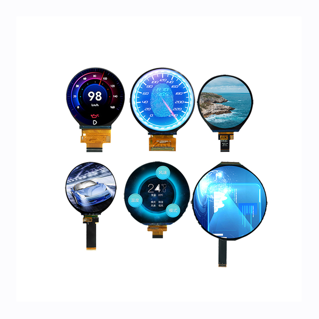 Rjoytek Custom Round 2.1/2.5/2.8/3.6/4/5 Inch IPS TFT Capacitive Touch Screen Module LCD Display for Industrial Use