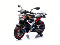 Moto électrique pour enfants à 3 roues en plastique 12V 4.5Ah avec 2 moteurs 390*2 pour lumières LED et télécommande, pour les enfants de 2 à 7 ans