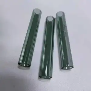 Tube et tige en verre borosilicate coloré COE 3.3, tube à essai de fumée, matière première en verre