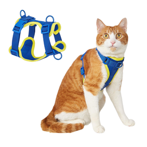 Kangdarpet Cat Leash Anti-Escape Vest Style Breathable Pet Chest <b>Harness</b> <b>Small</b> <b>Dog</b> Walking Cat Leash Pet Supplies - Product Image 2