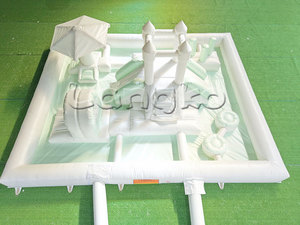 Ngoài trời <span class=keywords><strong>mini</strong></span> Inflatable chơi Arena thương mại Inflatable lâu đài nhảy công viên nước Inflatable thư bị trả lại trượt cho trẻ em - Product Image 3