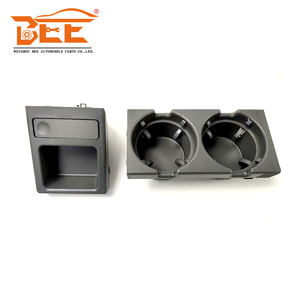 Portavasos de plástico para consola trasera negro para <span class=keywords><strong>BMW</strong></span> E46 <span class=keywords><strong>318</strong></span> 320 325 330 1998-2006 OE 51168217953 51168217955 51168248504 - Product Image 3