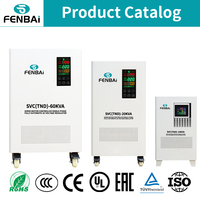 Régulateur de tension automatique monophasé haute puissance 15 kVA, stabilisateur AC 15 000 VA avec affichage numérique pour usage industriel et domestique