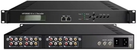 Decodificador IP a Analógico CVBS 8 en 1, Conversor AV ASI de 8 Puertos, Compatible con UDP/RTP, Sistemas CATV MPEG-2/H.264