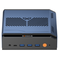 Mini PC BOSGAME M6 con IA, AMD Ryzen AI9 HX370 (80TOPS) 12C/24T, Radeon 890M, 32G DDR5 RAM, 1TB, 5.10GHz, M.2 2280 NVMe, WIFI-6E