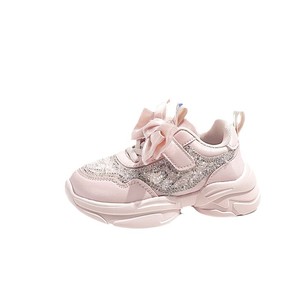 Zapatillas Deportivas Infantiles con Lazo, Suela Blanda y Cierre de Velcro, Zapatillas Escolares para Niñas, para Actividades al Aire Libre - Product Image 5