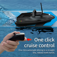 Bateau d'appâtage de pêche économique V805 500M 1.5KG avec régulateur de vitesse 15KM/H et hameçons