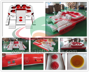 Isla Flotante inflable para fiesta, tumbona de aire inflable con combo de trampolín - Product Image 6