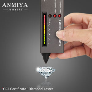 خاتم من الفضة عيار 925 مرصع بالمويسانايت، تصميم مبهر بحلقة فضية رفيعة وحجر مركزي دائري كبير، الأعلى تقييمًا للمناسبات الرومانسية - Product Image 3