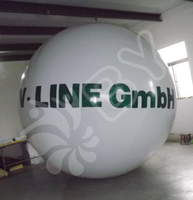 Ballon gonflable à promotion extérieure pour la publicité dans le ciel Grand ballon à hélium gonflable géant avec logo personnalisé