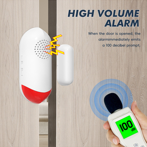 Tuya Wifi Thông Minh Cửa Nam Châm Cảm Biến Không Dây Điều Khiển Từ Tính Cửa Sổ Detector Với Âm Thanh Lớn Cảnh Báo Ánh Sáng Nhà An Ninh - Product Image 4