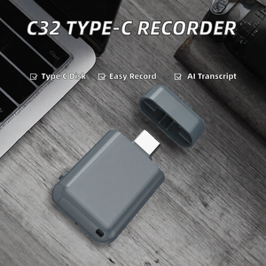 เครื่องบันทึกเสียง AI ขนาดเล็ก แบบ Type-C USB รองรับ OTG สำหรับบันทึกการประชุม บันทึกเสียงด้วยปุ่มเดียว - Product Image 2