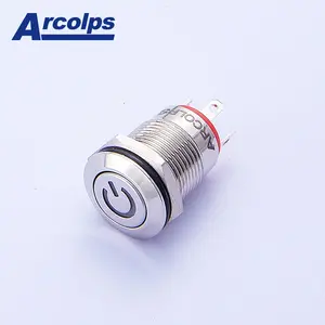 Arcolps 12mm Momentary Push Button Switch