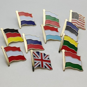 <span class=keywords><strong>2022</strong></span> <span class=keywords><strong>Tik</strong></span> Tok Hot Souvenir Badges Épingles de drapeau national personnalisées Revers Made in UK USA Ukraine - Product Image 6
