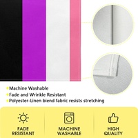Chemin de table personnalisé à motif arc-en-ciel gay, idéal pour décorer les banquets et les fêtes à domicile