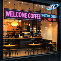 Affichage LED 4K couleur pleine, programmable par application, étanche IP65, avec couvercle frontal rabattable, pour publicité en intérieur et extérieur, centres commerciaux