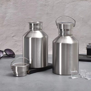 Large Capacity <strong>2</strong> <strong>Litre</strong> Metal Sports Drinking <strong>Bottle</strong> 800ML 1200ML 1500ML 2000ML Outdoor Travel <strong>Stainless</strong> <strong>Steel</strong> <strong>Water</strong> <strong>Bottle</strong> - Product Image 1