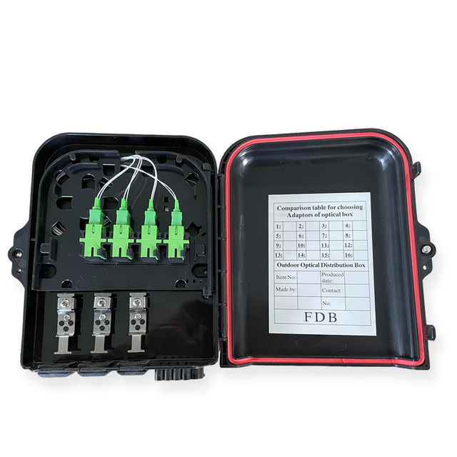 8 Fiber IP65 Nap Box Fiber Optic Distribution Box Terminal NAP Cajas With Splitter 1x8 SC APC UPC Ftth ODB Fiber Splitter Box