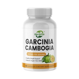 Cápsulas de Extracto de Garcinia Cambogia con Ácido Hidroxicítrico (HCA), Suplemento Herbal de Venta Caliente, OEM ODM - Product Image 1