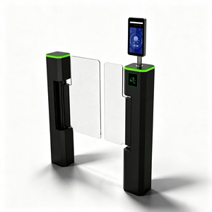 Barrera Abatible Personalizada de Fábrica con Reconocimiento Facial, Torniquete Abatible, Control de Acceso de Seguridad, Lector RFID para Entrada de Gimnasio u Oficina - Product Image 1