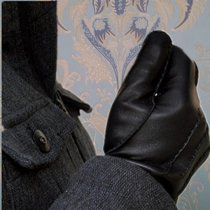 Guantes de seguridad para el trabajo, guantes flexibles de cuero para el pulgar, color blanco cálido, de buena calidad, para invierno - Product Image 4