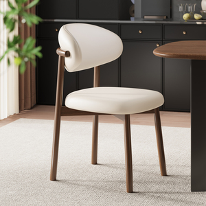 Dining Chair Upholstered Wooden Frame Modern Style For Living Room And Dining Area - Product Image 5