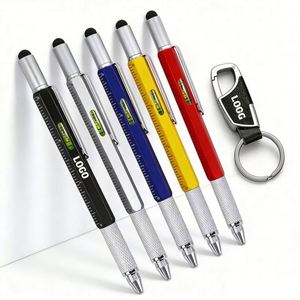 Bolígrafo Multifunción 6 en 1, Bolígrafo con Logotipo Personalizado al por Mayor, Regalos Promocionales - Product Image 1