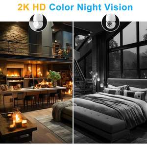 Telecamera Dome Antela 3MP WiFi per Interni con Rilevamento Movimento e Visione Notturna, Telecamera di Sicurezza in Plastica - Product Image 6