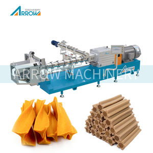 Línea de producción industrial de golosinas para mascotas, extrusora de masticación para perros y máquina de procesamiento de masticación de huesos para la fabricación de alimentos para mascotas - Product Image 4