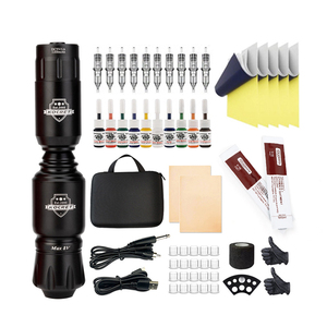 Kit de Máquina de Tatuar Mini Completo para Principiantes, Juego de Pluma para Tatuajes Corporales con Fuente de Alimentación - Product Image 2