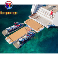 Drop stitch sur mesure DWF matériel bateau eau flottant air ponton gonflable dock plate-forme de pont