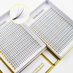 5D 7D 9D сверхскоростные пушистые тонкие ресницы готовые веерные ресницы 0,07 мм Готовые фанеры с шипами - Product Image 4