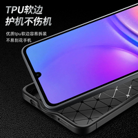 Coque de protection antichoc en fibre de carbone pour téléphone portable pour Samsung Galaxy A07 A17 S25 Ultra S24 FE