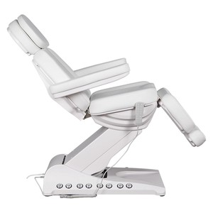 Table de massage électrique pour cils et visage, avec 3/4 moteurs, blanche, avec surmatelas, pour instituts de beauté et spas – Offre spéciale - Product Image 2