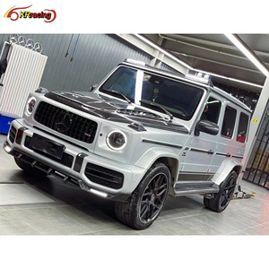 อัพเกรดTopcarสไตล์G63 Body Kitแห้งคาร์บอนHoodสําหรับMercedes Benz G Wagon Body Kit G Class W464 AMG G63 G500 2019-2023 - Product Image 4
