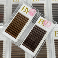 Extensions de cils en cachemire marron pour volume, 0.03 0.05, vente en gros