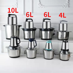 Edelstahl 6l Liter Stampfen Yam Pounder Fleisch mixer Electr Electric Slicer Fleischwolf Fufu Maschine - Product Image 6