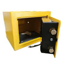 Mini Electronic Digital Locker Box Stahl Kleines Haushalts büro Dokument Verwenden Sie Safes mit Schlüssels chloss Einzahlung Schmuck Safe