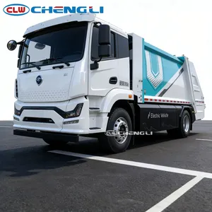 รถบรรทุกไฟฟ้า CLW 13cbm 18T รถบดอัดที่มีระบบชาร์จที่รวดเร็วสำหรับสุขาภิบาลในเขตเทศบาล - Product Image 6