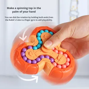 Trẻ Em Của Cross-Biên Giới Mới Lạ Sáu Mặt Nhựa Căng Thẳng Cứu Trợ Cho <span class=keywords><strong>Fidget</strong></span> <span class=keywords><strong>Cube</strong></span> Xoay Đậu Cho Giải Trí Và Lo lắng Cứu Trợ - Product Image 4