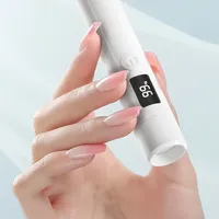 Offre Spéciale 2in 1 Silicone Tête LCD Affichage Flash Durcissement Gel X Extension Lumière 3W USB Rechargeable Tactile Portable Mini Ongles UV Lampe