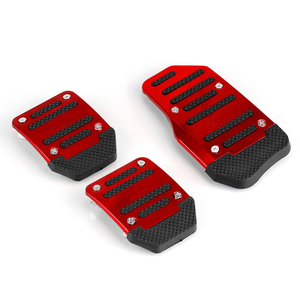 PUERXIN PVC Universel Boîte Manuelle 3 PIÈCES Antidérapant Voiture Pédale De Frein Pad Couverture <span class=keywords><strong>Kit</strong></span> Pour Voitures - Product Image 3