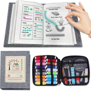 Kit de broderie DIY : <span class=keywords><strong>Livre</strong></span> de points à faire soi-même, modèle de broderie adapté aux débutants et aux brodeurs - Product Image 1