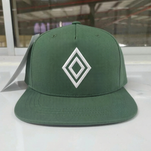 OEM personalizado bordado logotipo Unisex 100% algodón plano Bill Hip-hop sombrero Gorras Casual deportes Snapback gorra plana ala gorras de béisbol - Product Image 1