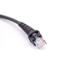 Câble de raccordement réseau RJ45 Ethernet Cat5 Cat6 Cat7 Cat8 avec connecteur angulaire à visser (montage sur panneau)